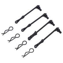 4 Stück Auto-Karosseriesclips Halter, Gehäuse, Befestigung, Schnappverschluss, passend für ARRMA Senton 1/10 RC Auto