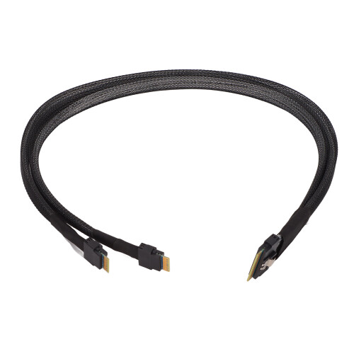 Argent SFF8654 8i-2x4i câble Mini SAS 0,5 m 1