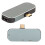 Hub USB-C 5-en-1 PD 100W 10Gbps Plateado USB-C 7