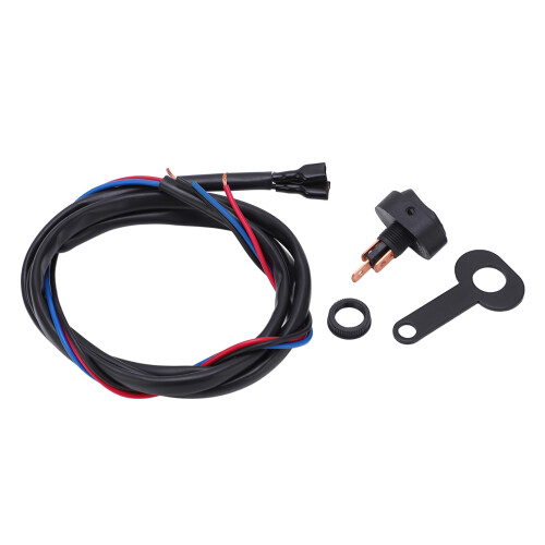 Interruttore rotondo per moto 12V 30A, 5,6 cm, rosso 1
