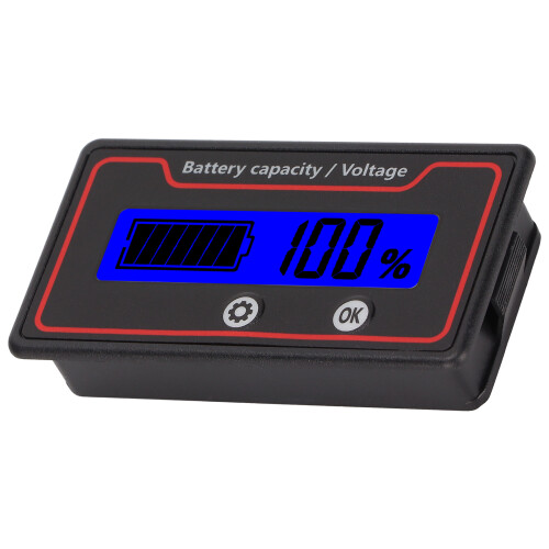 Moniteur de batterie 12-84 V écran LCD bleu EV 2