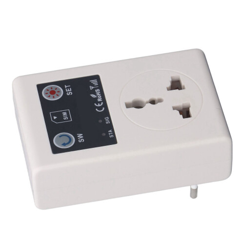 Prise intelligente 10 A - Douille en ABS, télécommande GSM 2
