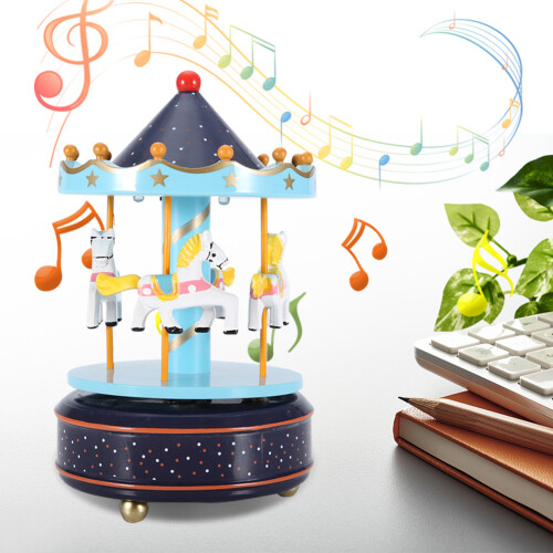 Merry GO Round Music Box Carousel Gift Christmas 1