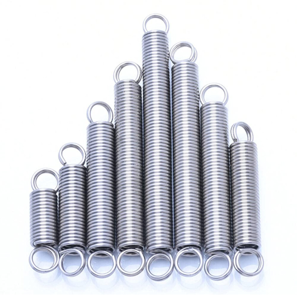 Torsion Spring Ring Hook Extension Coil Spring 2.0Mm Wire Diameter 14Mm Outer Diameter 304 Stainless Steel 220Mm Length 6493810713828