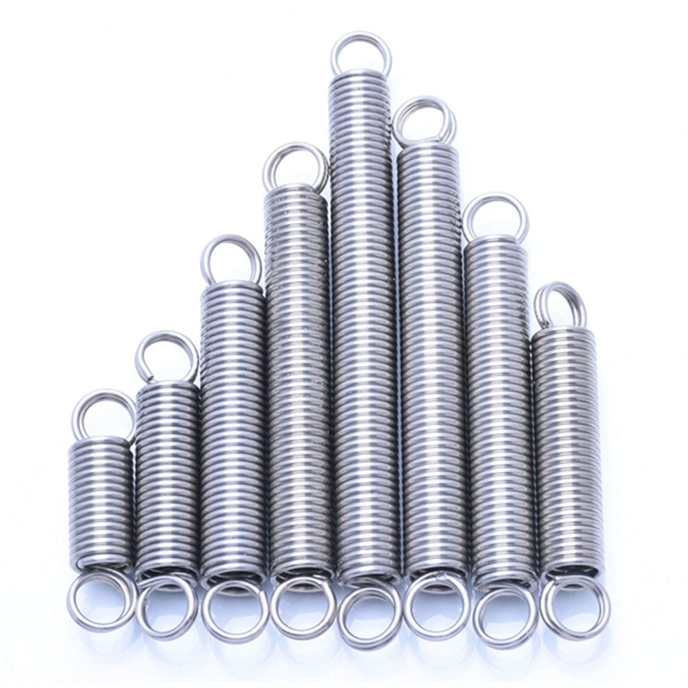 Tension Spring 0.8Mm Wire Diameter 6Mm Outer Diameter 140Mm Length Pullback Coil Extension Spring 1 Piece 6482260714028