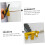 Large Format Tile Cutter Set with Tile Nippers and Mosaic Tools for Glass Cutting, DIY Craft Projects 2