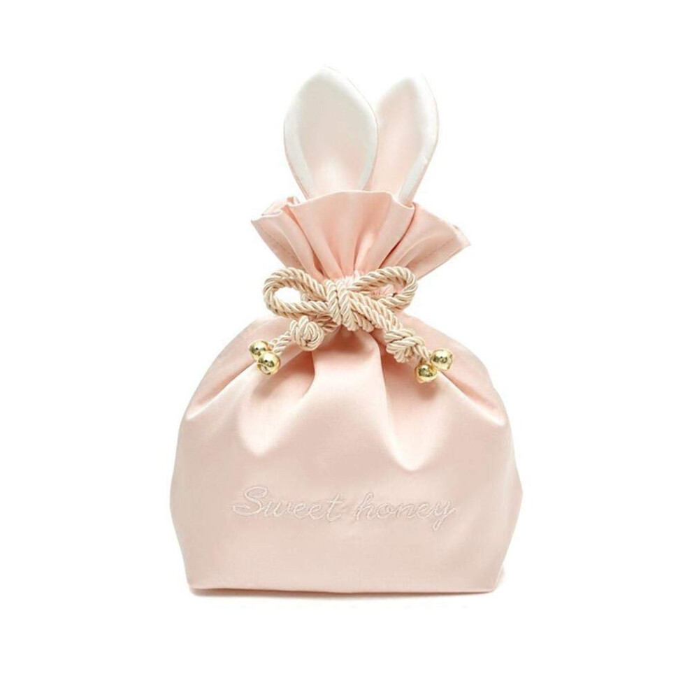 Drawstring Makeup Bags Large Travel Toiletry Pouch Portable Cosmetic Bag Organizer for Women and Girls
