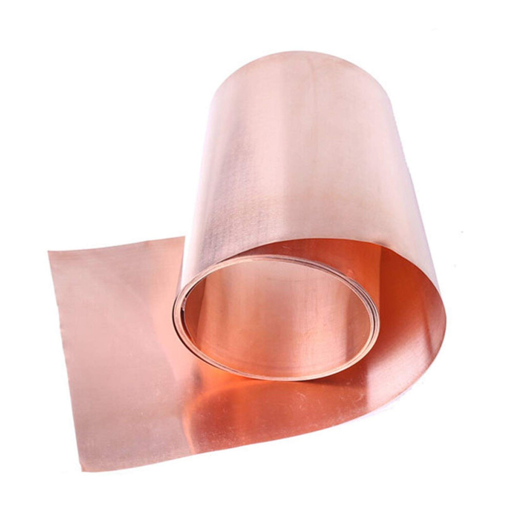 T2 Pure Copper Metal Strip 1M, 0.5/0.8/1.0Mm Thick, Conductive Copper Foil Grounding Strip, Thin Copper Rolls 6482260714257