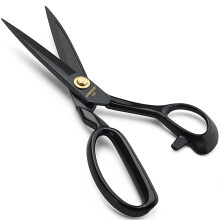 12 Inch Professional Sewing Scissors Heavy Duty 65Mn Forged Alloy Steel Shears for Leather Fabric Dressmaking