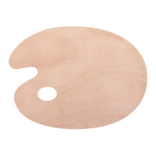 Oil Painting Palette Wooden Mixing Tray 12-Inch Artist Supply for Acrylic and Oil Paints, Durable and Lightweight