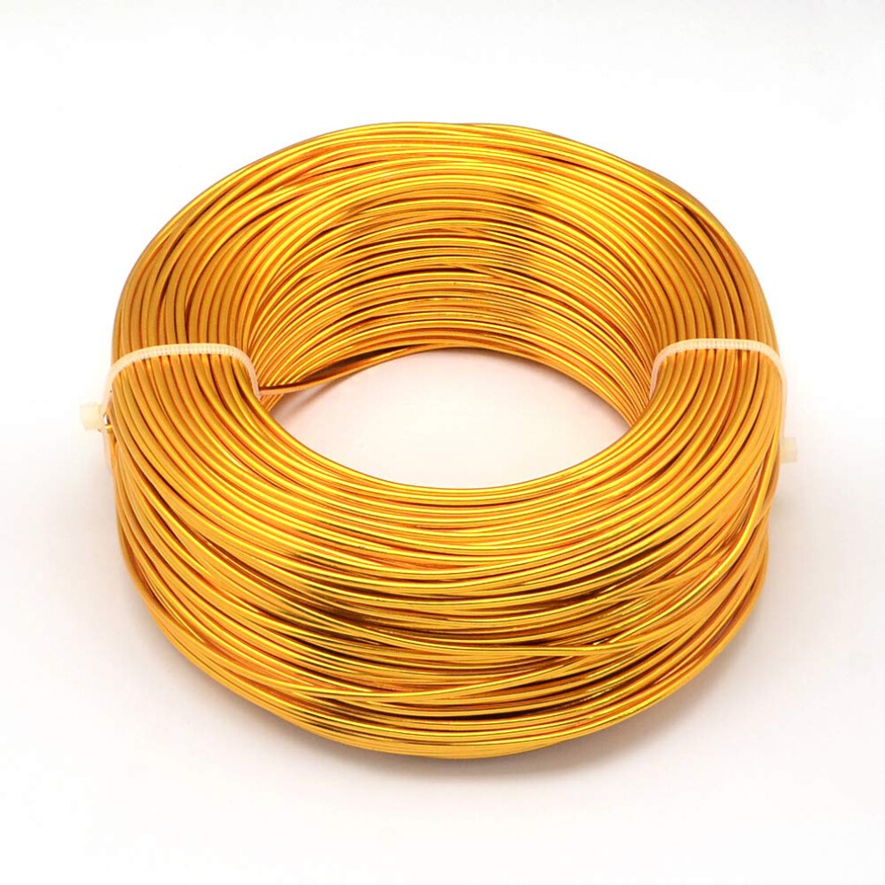 12 Gauge Aluminum Wire 2Mm Thickness 55M Flexible Metal Jewelry Making Wire For Diy Crafts And Floral Arrangements 6493810714252