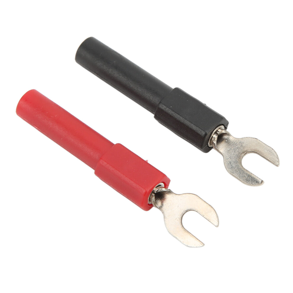 Spade Plug 4Mm Wide U Type Low Loss Fork Spade Connector For Multimeters 36A 8771342439217