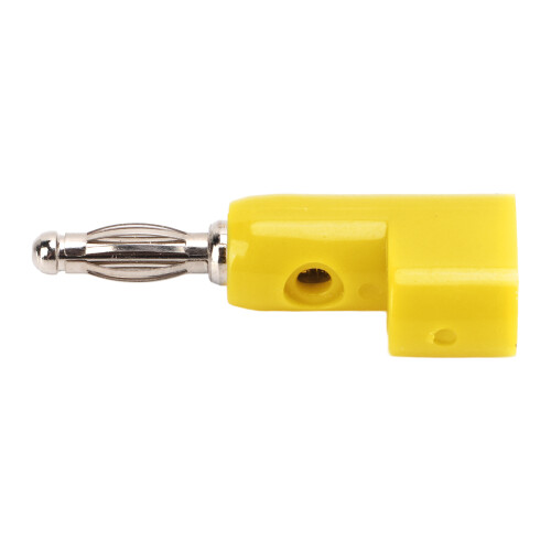 Conectores banana apilables de 4mm 10 piezas Amarillo 24A 2