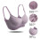 Stripe Pattern Wireless Nursing Bra Anti Sagging 9