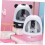 Electric Pencil Sharpener Automatic Pink Handheld Vertical Plastic Sharpener for Eye Liner and Pencils 2