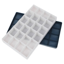Art Painting Mixing Tray - 24 Compartment Palette for Watercolor Paints, Empty Paint Box for Creative Storage Solutions