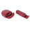 2pcs Eyelash Curler Set – Long Lasting Portable Wide Angle Curling Tool Red 14