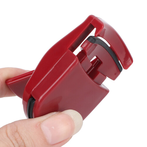 2pcs Eyelash Curler Set – Long Lasting Portable Wide Angle Curling Tool Red 2