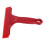 Portable Car Glass Cleaner Squeegee for Windshield and Shower Red 6