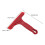 Portable Car Glass Cleaner Squeegee for Windshield and Shower Red 12