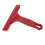 Portable Car Glass Cleaner Squeegee for Windshield and Shower Red 15