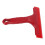 Portable Car Glass Cleaner Squeegee for Windshield and Shower Red 16