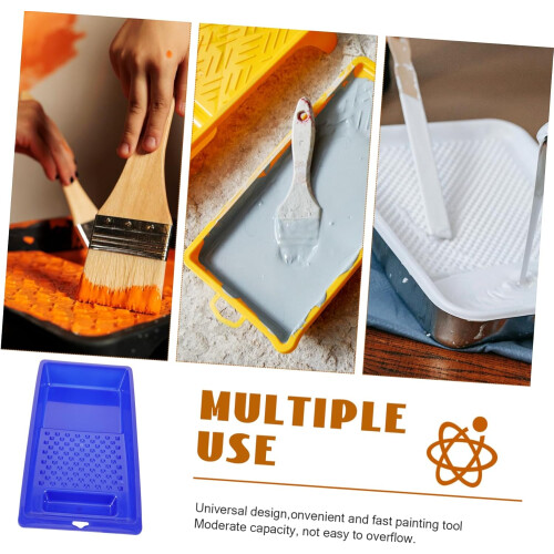 5pcs Ergonomic Large Plastic Paint Roller Tray Set for Wall Painting and Paint Mixing Tools 1