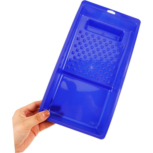 5pcs Ergonomic Large Plastic Paint Roller Tray Set for Wall Painting and Paint Mixing Tools 2