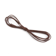 Leather Cords Rope 20m Vintage Genuine Cowhide Leather Cord Strip Round 1.5mm for DIY Bracelet Necklace Craft Jewelry