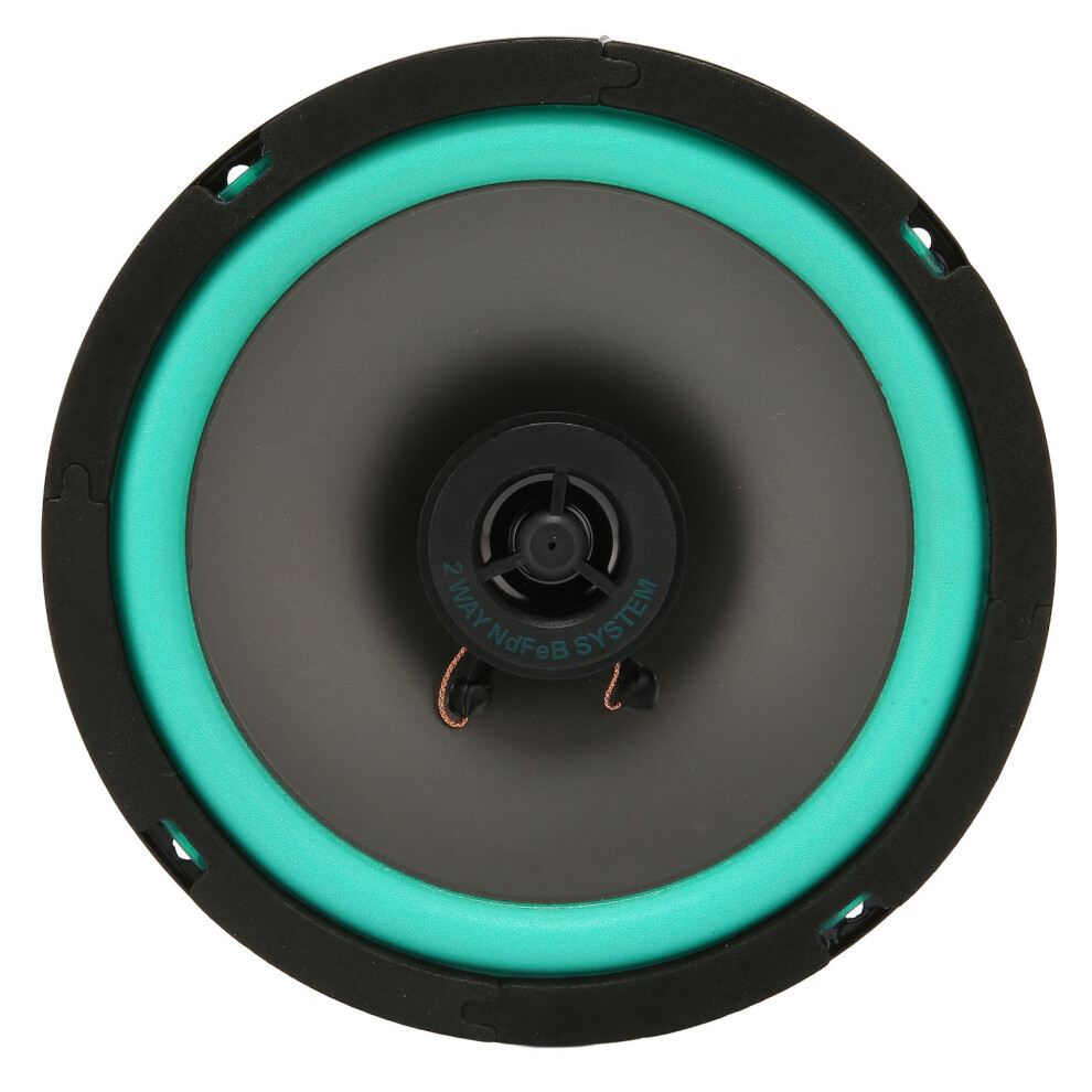 6.5In Car Loudspeaker 2 Way Coaxial Stereo Audio 9387669017657