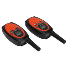 2 talkie-walkies 0.5W 3km orange 2-voies radio-jouet