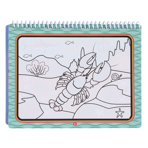 Portable Children Coloring Painting Book with 2