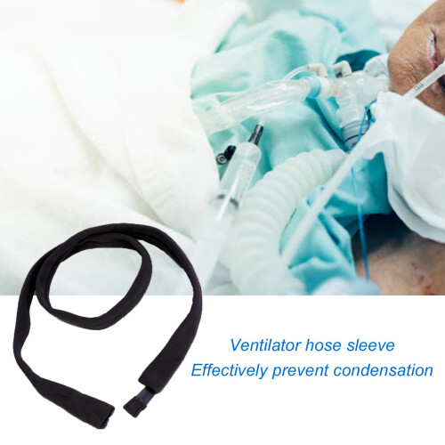 Manchon élastique noir pour tuyau de machine de respiration 2