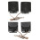 2pcs Dome Tweeter Vehicle Speaker 500W 4Ω 9