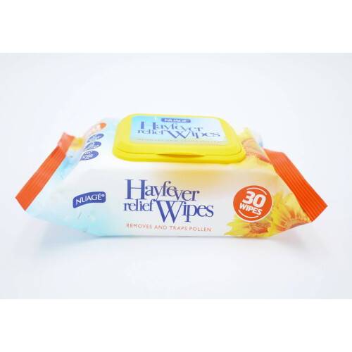 X3 Nuage 30 Wipes Hayfever Relief Face Hands Peppermint Tea Tree Oil 2