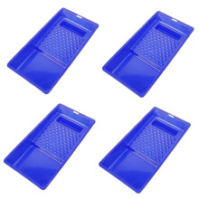 4pcs Paint Roller Container Mixing Tray Set for Easy Paint Pigment Holder and Painting Tool Organization