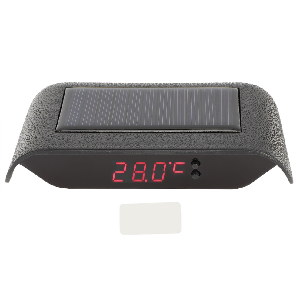 Solar Power Clock Portable Led Luminous Digital 9387669025539