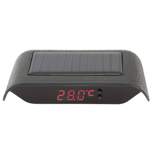 Solar Power Clock Portable LED Luminous Digital 2