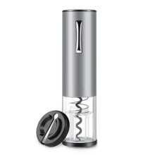 Stainless steel electric corkscrew, portable and rechargeable corkscrew