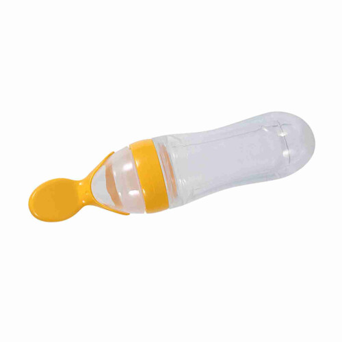 90mL Silicone Baby Toddler Feeding Bottle with 2
