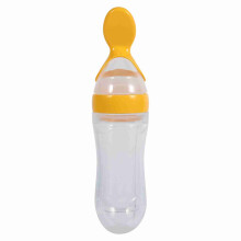 90mL Silicone Baby Toddler Feeding Bottle with