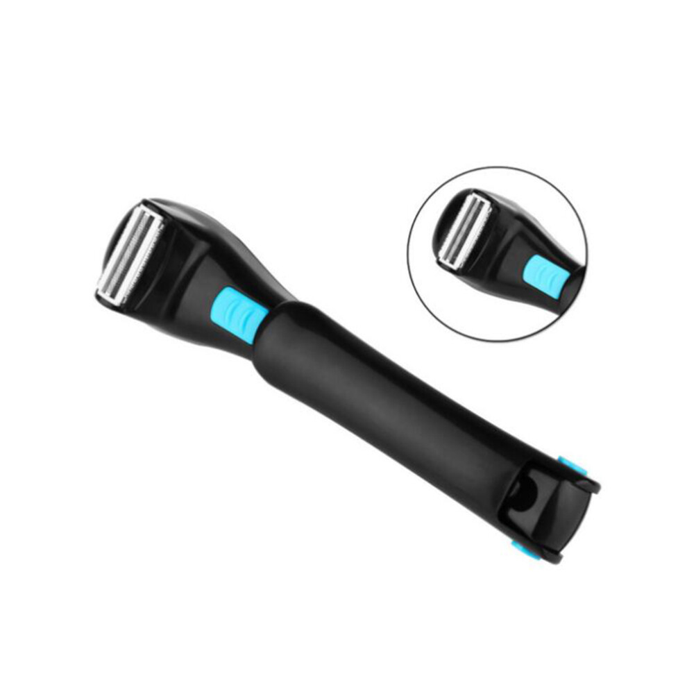 Electric Back Hair Shaver Foldable Body Trimmer Removeable Head ABS Material