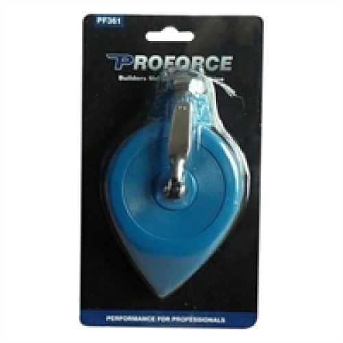 Toolpack Metal Chalk Line 30m (100ft) Line - Blue