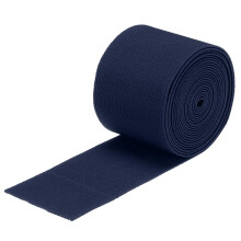 Elastic Bands for Sewing 2 Inch Navy Blue Double-Sided High Elasticity 5 Yard Knit Elastic for Wigs and Waistbands