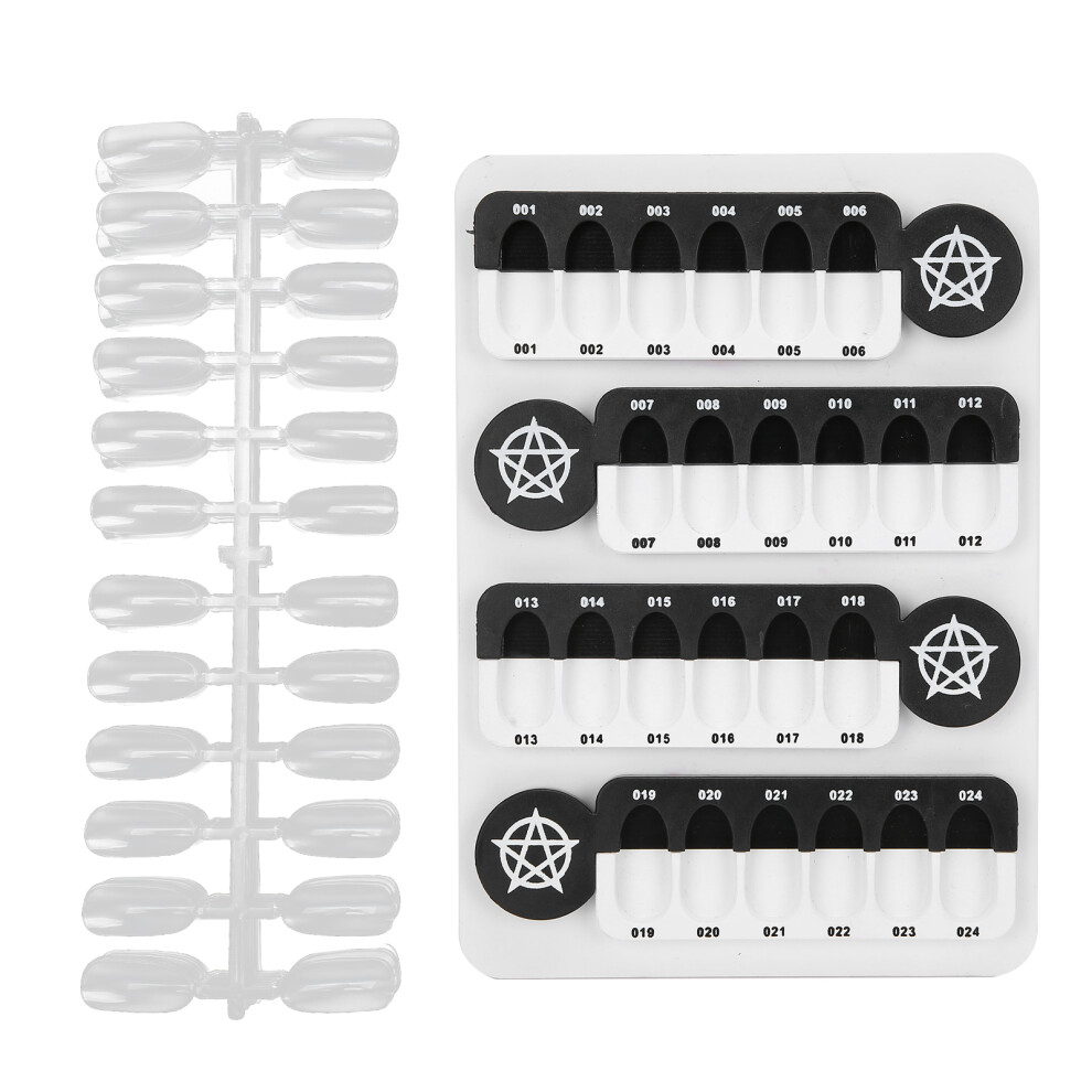 24 Grids Nail Color Display Board Magnetic Nail