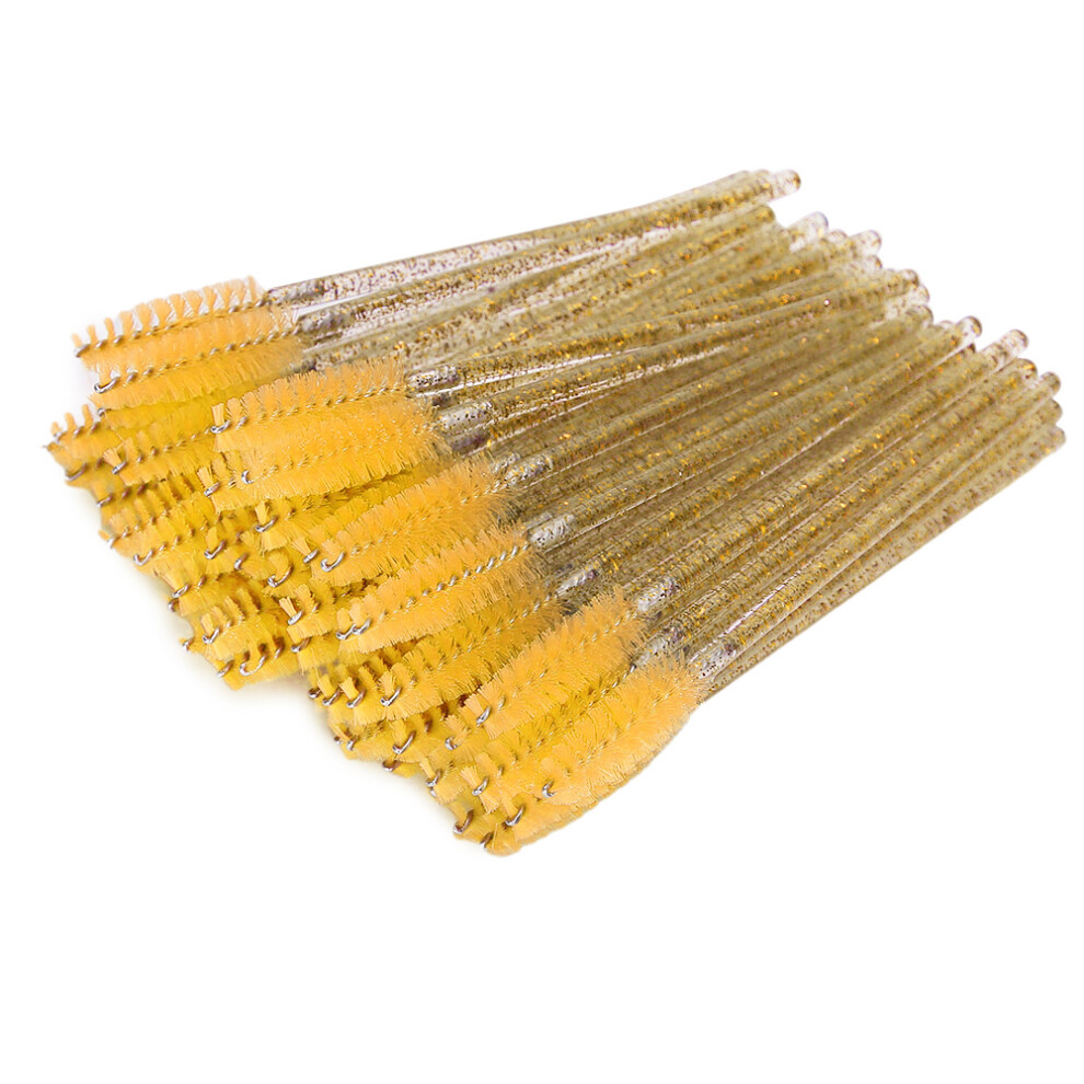 50pcs Nylon Makeup Brush Mascara Wands Eyelash