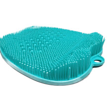 Tappetini massaggianti ed esfolianti per piedi da doccia in PVC, 28x24,5x4 cm
