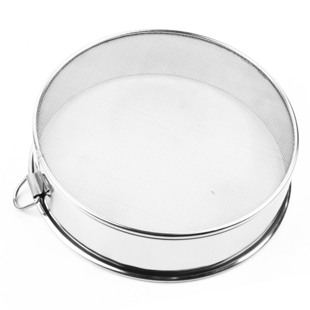 Kitchen Stainless Steel Manual Flour Sifter Sieve-image-OPC-PJP2KVV-NEW