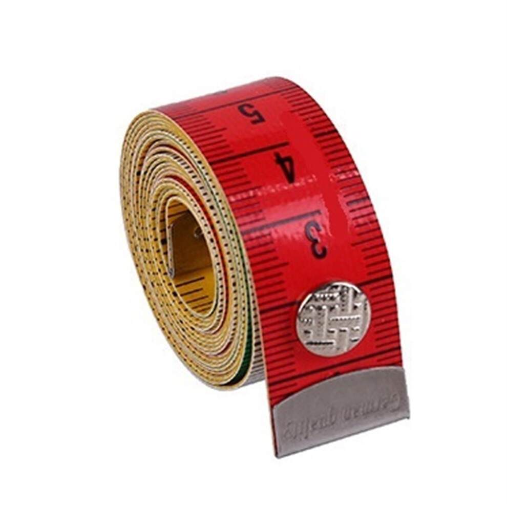 Tape Measure 150Cm Double-Sided Color Metric And Imperial Sewing Tape Measure With Buckle Design 6493810714887