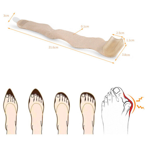 Corrector para dedo martillo, talla única, 9,0 g, piel